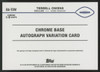 2024 Topps Chrome Terrell Owens Auto Red Wave Refractor /5 #BA-TOW