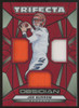 2024 Obsidian Joe Burrow Red Trifecta Patch /75 #TS-JBW