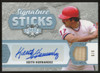 2022 Leaf Lumber Keith Hernandez Signature Sticks Relic Auto Blue /9 #SS-KH1