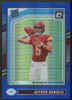 2024 Donruss Optic Jayden Daniels Rated Rookie Blue Hyper #248