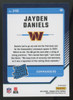 2024 Donruss Optic Jayden Daniels Rated Rookie Blue Hyper #248