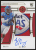 2023 National Treasures Collegiate Jonathan Mingo RC Patch Auto RPA Gold /10