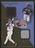 2002 Flair Mike Piazza E. Alfonzo Jersey Heights Game-Worn Dual Patch /100