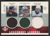 2003 Upper Deck Superstars Piazza Pennington Yashin Legendary Leader Patch /250