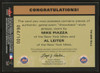 2003 Fleer Tradition Mike Piazza Leiter Throwback Threads Patch /100 #TTD-MP/AL
