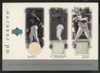 2001 Upper Deck Reserve Piazza A. Rodriguez Sosa Combo Triple Patch #B-PRS