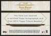 2014 Topps Tribute David Wright Blue Auto /50 #TA-DW