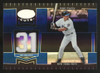 2004 Leaf Certified Cuts Mike Piazza Blue Jersey Number Patch /31 #212 "A"
