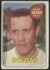 1969 Topps White Letter Diego Segui #511 Poor "A"