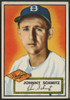 1952 Topps Johnny Schmitz #136 EX/MT