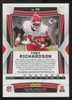 2024 Panini Obsidian Tony Richardson Green Auto /5 #98