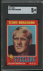 1971 Topps Terry Bradshaw RC #156 SGC 5
