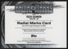 2024 Topps Resurgence Rich Gannon Radial Marks Lime Green Power Surge Auto /15