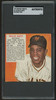 1952 Red Man Tobacco Willie Mays #NL-15 (Without Tab) SGC Authentic