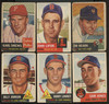1953 Topps Baseball Lot Of 24 Low Grade Podres Loes Black