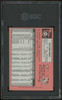 1969 Topps Gaylord Perry White Letters #485 SGC 2.5