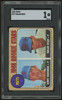 1968 Topps Nolan Ryan/Jerry Koosman Rookie Stars #177 SGC 1