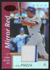 2002 Leaf Certified Mike Piazza Mirror Red Patch /150 #92