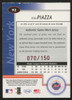 2002 Leaf Certified Mike Piazza Mirror Red Patch /150 #92