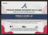 2024 Topps Pristine Ronald Acuna Jr. Popular Demand Refractor Patch Auto