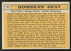 1963 Topps Baseball Bomber's Best Mantle Richardson Tresh #173 VG/EX
