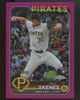 2024 Topps Chrome Update Paul Skenes RC Magenta Debut /399 #USC27