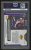 2020-21 Panini Prizm LeBron James Ruby Wave #1 PSA 8