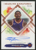 2023-24 Topps Motif Bradley Beal Cadmium Orange Headline Auto /25 #HS-BB