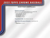 2025 Topps Chrome Baseball Jumbo Hobby Box
