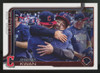 2025 Topps Series 2 Steven Kwan Golden Mirror Image Variation SSP #682