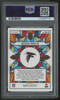 2024 Panini Mosaic Michael Penix Jr. RC Stained Glass SSP #SG-24 PSA 9