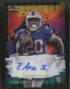 2024 Topps Finest Frank Gore Jr. RC Oil Spill Geometric Auto /10 #RFA-FG