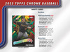 2025 Topps Chrome Baseball Blaster Box
