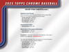 2025 Topps Chrome Baseball Blaster Box