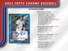 2025 Topps Chrome Baseball Blaster Box