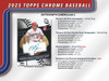 2025 Topps Chrome Baseball Blaster Box
