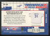 2003 Throwback Threads Mike Piazza Patch /25 #TT-23