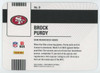 2024 Panini Contenders Brock Purdy License To Dominate SSP #9