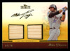 2011 Topps Tribute Mike Piazza Gold Dual Relic /20 #TDR-MP