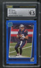 2021 Panini Donruss Mac Jones Rated Rookie Blue Press Proof #255 CSG 9.5