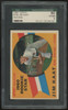 1960 Topps Jim Kaat RC #136 SGC 6