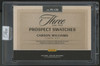 2025 Three & Two Carson Williams Prospect Swatches Blue /15 #PS-CW