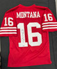 Joe Montana Signed Autographed Jersey 49ers Mitchell & Ness 44 Large Fanatics