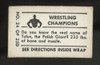 1948 Topps Magic Wad Leslaw Wrestling Champions #24 VG