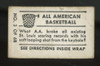 1948 Topps Magic Ed Macauley All American Basketball #3 F/G