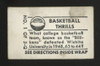 1948 Topps Magic St. Louis University Basketball Thrills #1 VG "A"