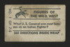 1948 Topps Magic General Custer Figures Of The Wild West #1 Poor