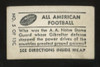 1948 Topps Magic Bill Fischer All American Football #5 VG/EX