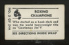 1948 Topps Magic James J. Corbett Boxing Champions #3 Good