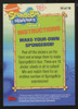 2009 Topps SpongeBob Squarepants Series Two "Make Your Own" Sticker #10